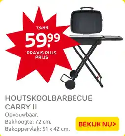 Praxis Houtskoolbarbecue Carry II aanbieding