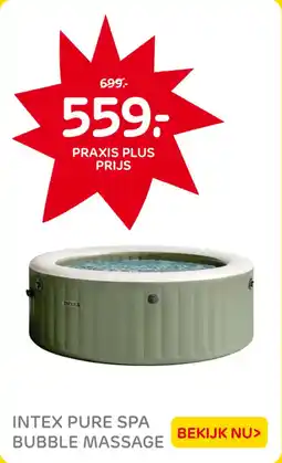 Praxis Intex Pure Spa Bubble Massage aanbieding