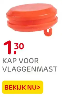 Praxis Kap voor Vlaggenmast aanbieding