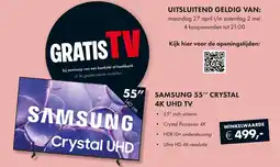 Woonsquare Samsung Crystal 4K UHD TV aanbieding