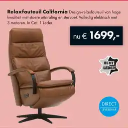 Woonsquare Relaxfauteuil California aanbieding