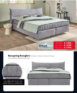Woonsquare Dream Tech Boxspring Everglow aanbieding