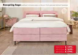 Woonsquare Boxspring Saga aanbieding