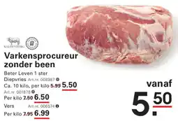 Sligro Varkensprocureur Zonder Been aanbieding