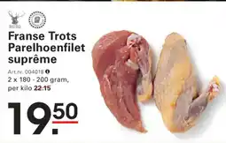 Sligro Franse Trots Parelhoenfilet suprême aanbieding