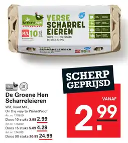 Sligro De Groene Hen Scharreleieren aanbieding