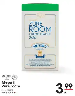 Sligro Meyerij Zure Room aanbieding