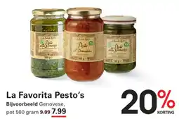 Sligro La Favorita Pesto's aanbieding
