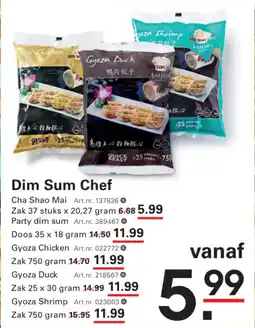 Sligro Dim Sum Chef aanbieding