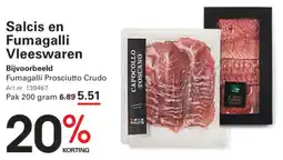 Sligro Salcis en Fumagalli Vleeswaren aanbieding