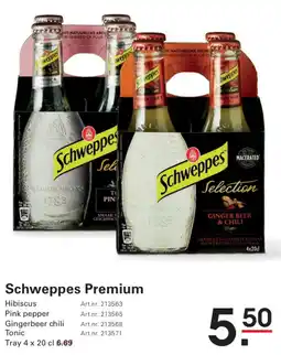 Sligro Schweppes Premium aanbieding