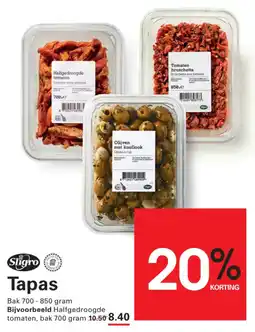Sligro Tapas aanbieding