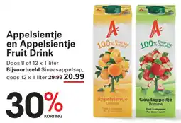 Sligro Appelsientje en Appelsientje Fruit Drink aanbieding