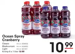 Sligro Ocean Spray Cranberry aanbieding