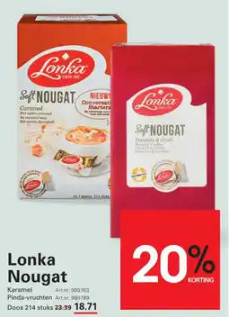 Sligro Lonka Nougat aanbieding