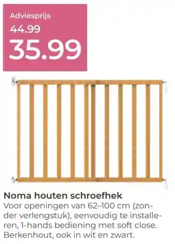 Prenatal Noma houten schroefhek aanbieding