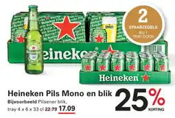 Sligro Heineken Pils Mono en blik aanbieding