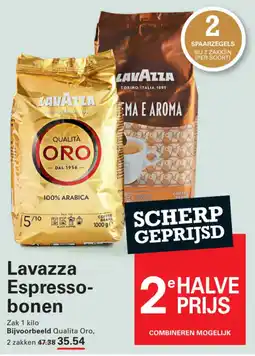 Sligro Lavazza Espressobonen aanbieding