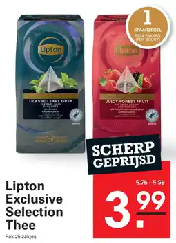 Sligro Lipton Exclusive Selection Thee aanbieding