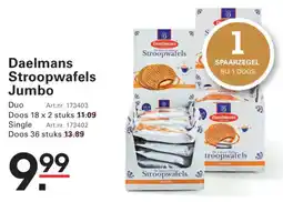 Sligro Daelmans Stroopwafels Jumbo aanbieding