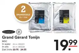 Sligro Grand Gérard Tonijn aanbieding