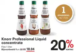 Sligro Knorr Professional Liquid concentrate aanbieding