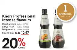 Sligro Knorr Professional Intense flavours aanbieding