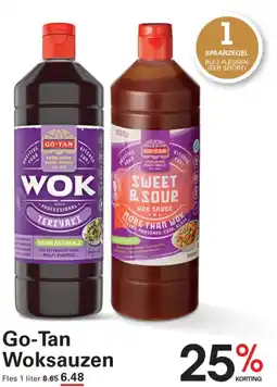 Sligro Go-tan woksauzen aanbieding