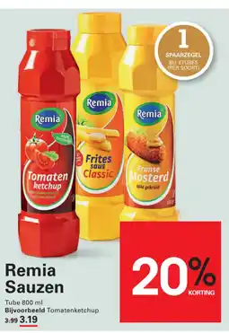 Sligro Remia sauzen aanbieding