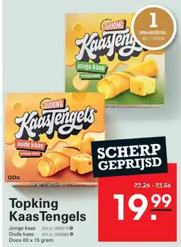 Sligro Topking kaas tengels aanbieding