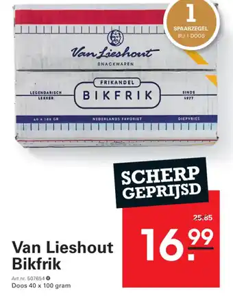 Sligro Van lieshout bikfrik aanbieding