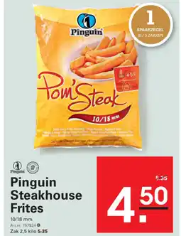 Sligro Pinguin steakhouse frites aanbieding