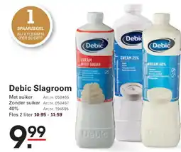 Sligro Debic slagroom aanbieding