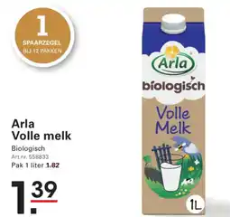 Sligro Arla volle melk aanbieding