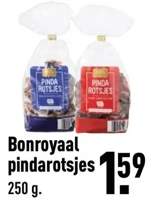 ALDI Bonroyaal pindarotsjes 250g aanbieding