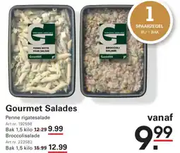 Sligro Gourmet Salades aanbieding