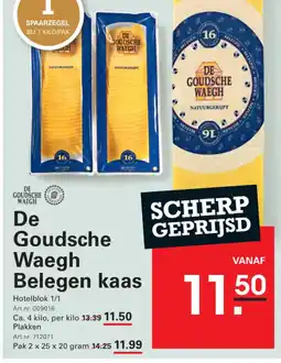 Sligro De goudsche waegh belegen kaas aanbieding