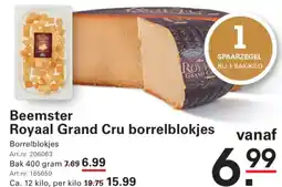 Sligro Beemster royaal grand cru borrelblokjes aanbieding