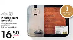 Sligro Noorse zalm gerookt aanbieding