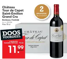 Sligro Château tour de capet saint émilion grand cru aanbieding