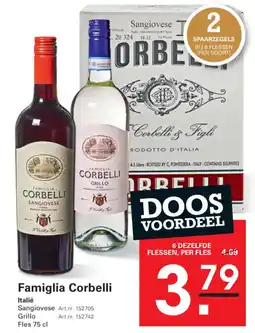Sligro Famiglia corbelli aanbieding
