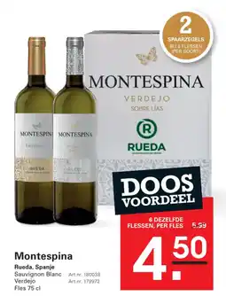 Sligro MONTESPINA aanbieding