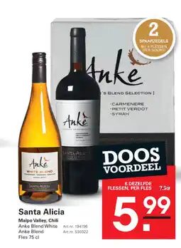 Sligro SANTA ALICIA aanbieding