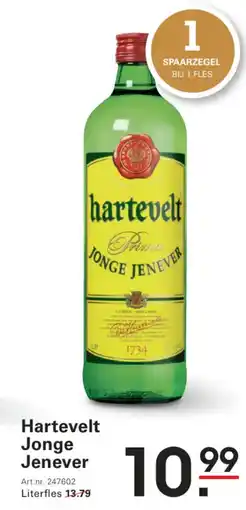 Sligro Hartevelt jonge jenever aanbieding