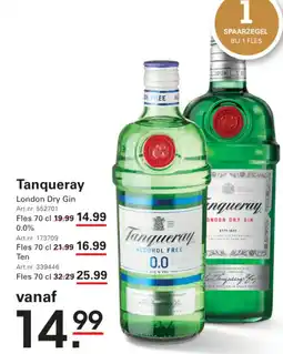 Sligro Tanqueray aanbieding