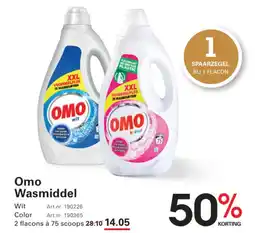 Sligro Omo wasmiddel aanbieding