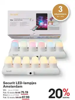 Sligro Securit led lampjes amsterdam aanbieding