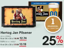 Sligro Hertog jan pilsener aanbieding