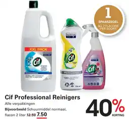 Sligro cif professional reinigers aanbieding