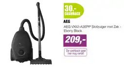 EP AEG VX83-A2EPP Stofzuiger met Zak - Ebony Black aanbieding